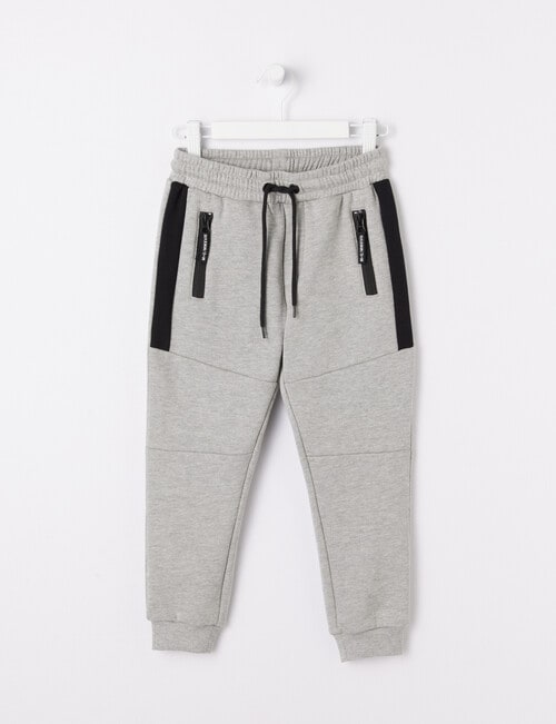 Mac & Ellie Side Panel Trackpant, Grey Marle product photo