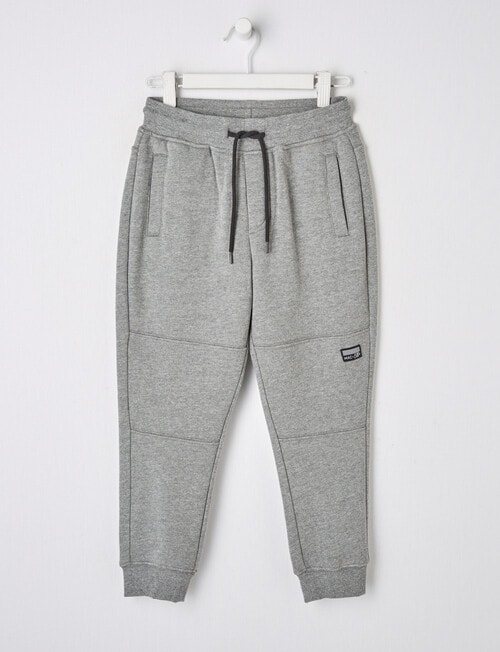 Mac & Ellie Knee Panel Trackpant, Charcoal Marle product photo