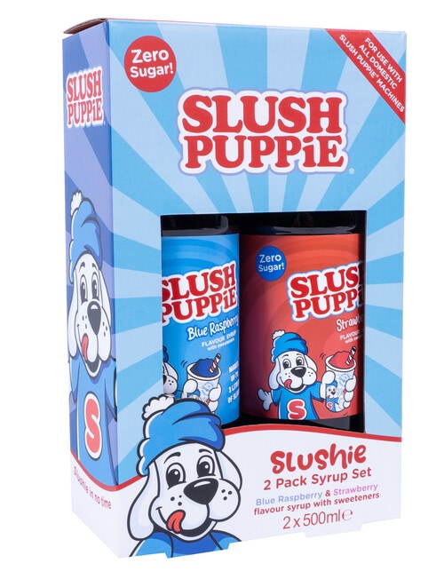 Slush Puppie Twin Pack Zero Sugar Syrups, Blue Raspberry & Strawberry, FZ-300052 product photo View 02 L