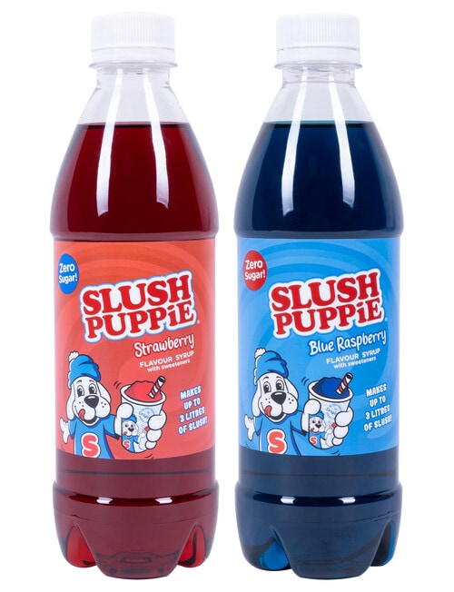 Slush Puppie Twin Pack Zero Sugar Syrups, Blue Raspberry & Strawberry, FZ-300052 product photo View 05 L