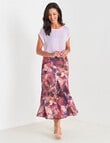 Ella J Chiffon Skirt, Calypso Print product photo View 03 S