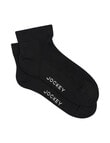 Jockey Woman Fine Circulation Anklet Sock, 2-Pack, Black, 3-11 product photo View 02 S