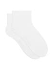 Jockey Woman Fine Circulation Anklet Sock, 2-Pack, White, 3-11 product photo View 02 S