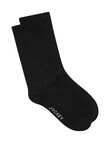Jockey Woman Circulation Plain Crew Sock, 2-Pack, Black, 3-11 product photo View 02 S