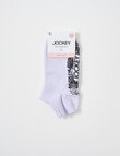 Jockey Woman Active Grip Low Cut Socks, 1-Pack Lavender, 3-8 product photo View 02 S