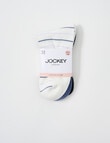 Jockey Woman Cotton Anklet Socks, 3-Pack, Blue, Lavender & Mccool, 3-11 product photo View 02 S