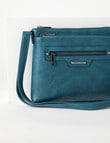 Pronta Moda Lucy Medium Crossbody Bag, Calypso Blue product photo View 03 S