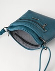 Pronta Moda Lucy Medium Crossbody Bag, Calypso Blue product photo View 05 S