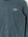 No Issue Acid Wash Long Sleeve Tee, Teal product photo View 02 S