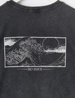 No Issue Acid Wash Long Sleeve Tee, Black product photo View 04 S