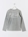 No Issue Acid Wash Long Sleeve Tee, Grey product photo View 02 S