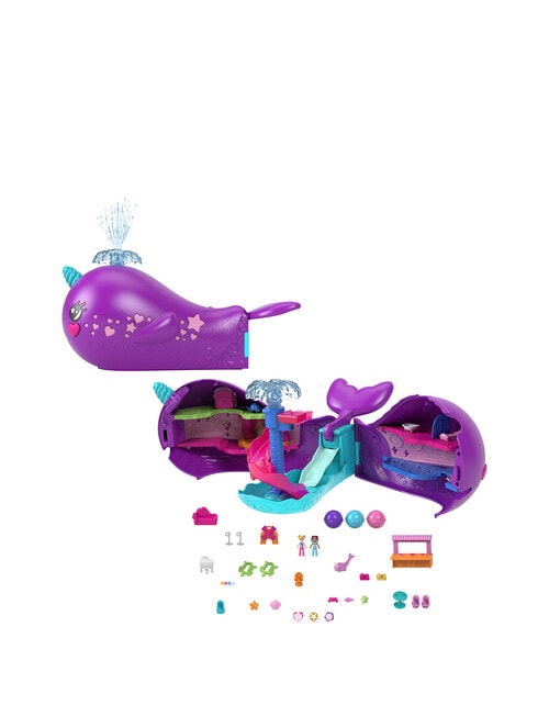 Polly Pocket Sparkle Cove, Narwhal Boat product photo View 03 L