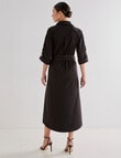 Whistle Classic Shirt Dress, Black product photo View 02 S