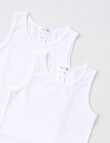 Blue Ink Singlet, 2-Pack, White product photo View 02 S