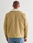 Tarnish Sherpa Lined Jacket, Beige product photo View 02 S