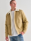 Tarnish Sherpa Lined Jacket, Beige product photo View 05 S