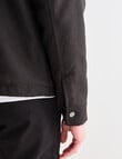 Tarnish Sherpa Lined Jacket, Charcoal product photo View 08 S