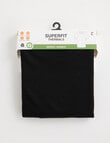 Superfit Merino Bamboo Short Sleeve Crew Tee, Black product photo View 04 S