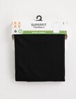 Superfit Merino Bamboo Short Sleeve Crew Tee, Black product photo View 04 S