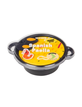 Eat My Socks Spanish Paella Socks, Yellow product photo