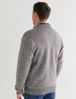 Chisel Zip Through Sweater, Natural Marle product photo View 02 S