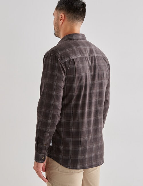 Kauri Trail Cord Long Sleeve Shirt, Khaki product photo View 02 L