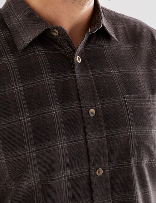 Kauri Trail Cord Long Sleeve Shirt, Khaki product photo View 04 L
