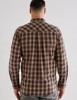 Kauri Trail Hughes Long Sleeve Shirt,Brown product photo View 02 S