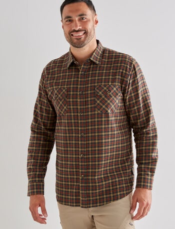 Kauri Trail Hunter Long Sleeve Shirt, Khaki product photo