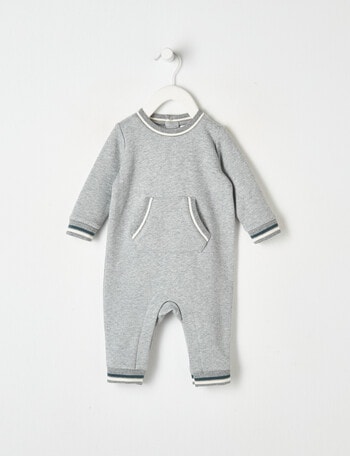 Teeny Weeny All In One Knit, Grey Fleck product photo