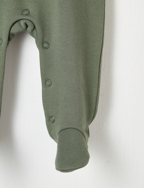 Teeny Weeny Knit Overalls, Evergreen product photo View 03 L