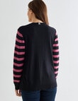 Line 7 Elation Striped Knit, Pink product photo View 02 S
