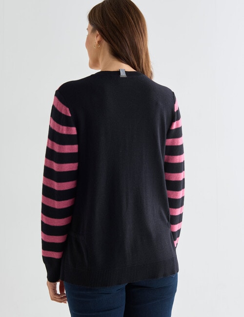 Line 7 Elation Striped Knit, Pink product photo View 02 L