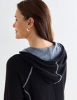 Line 7 Midas Knitted Hoodie, Black product photo View 06 S