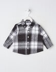 Teeny Weeny Woven Flannel Shirt, MultiBlack & White product photo