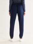 Ella J Striped Trim Trackpant, Navy product photo View 02 S