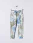 Mac & Ellie Tie Dye Trackpant, Green product photo