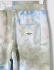Mac & Ellie Tie Dye Trackpant, Green product photo View 02 S