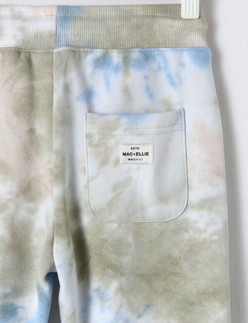 Mac & Ellie Tie Dye Trackpant, Green product photo View 02 L