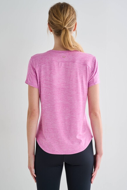 Superfit Short Sleeve Limitless Tee, Fuchsia product photo View 02 L