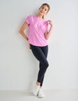 Superfit Short Sleeve Limitless Tee, Fuchsia product photo View 03 S