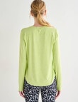 Superfit Long Sleeve Limitless Tee, Lime product photo View 02 S