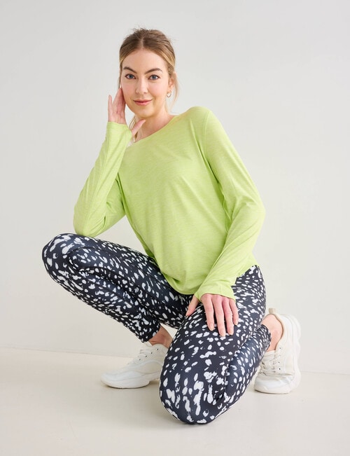 Superfit Long Sleeve Limitless Tee, Lime product photo View 03 L