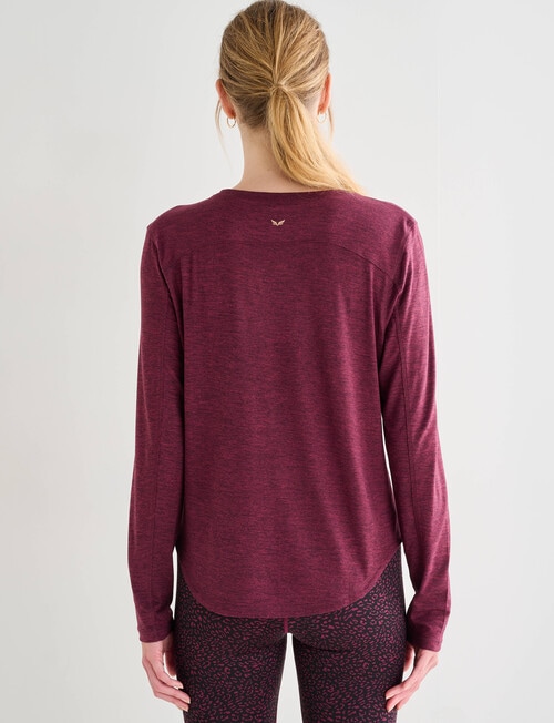 Superfit Long Sleeve Limitless Tee, Aubergine product photo View 02 L