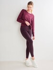 Superfit Long Sleeve Limitless Tee, Aubergine product photo View 03 S