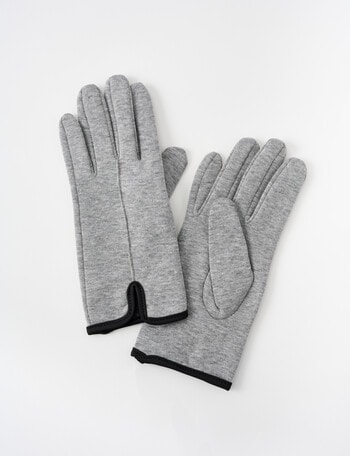 Boston + Bailey Fleece Lined Gloves, Grey product photo