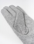 Boston + Bailey Fleece Lined Gloves, Grey product photo View 02 S