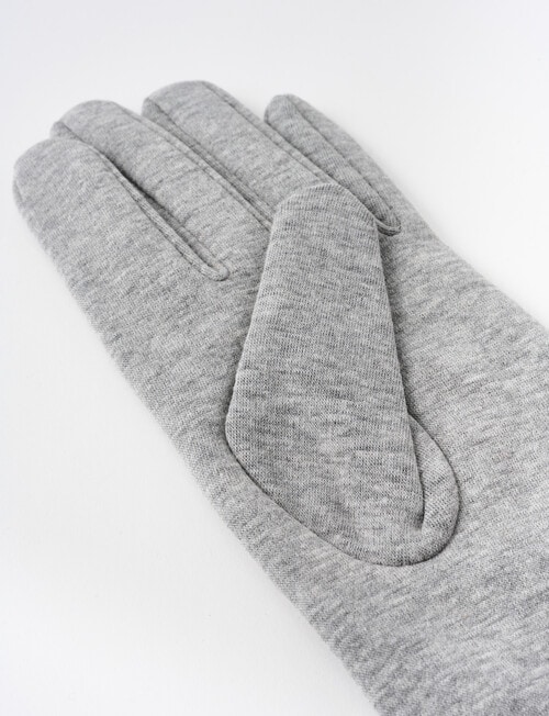 Boston + Bailey Fleece Lined Gloves, Grey product photo View 02 L