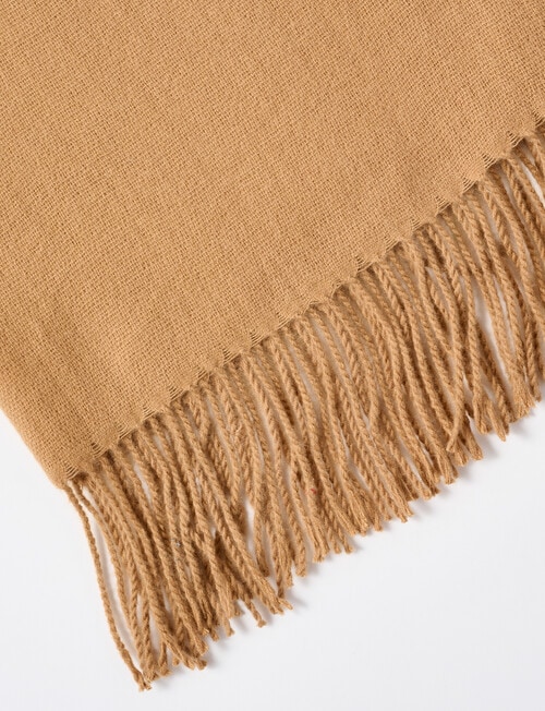 Whistle Accessories Wrap Scarf, Caramel product photo View 03 L
