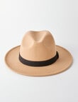 Whistle Accessories Felt Brixton Brim Hat, Tan product photo View 02 S